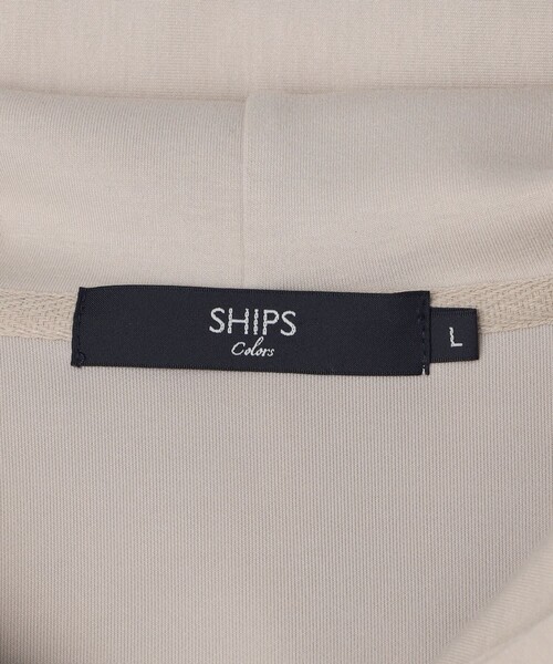 SHIPS Colors(シップス カラーズ)の「〈洗濯機可能〉クリーミータッチ ジップ パーカー◇(パーカー・メンズ・ブラック/ブラウン/ブルー/ナチュラル/オートミール/パープル・MEDIUM/LARGE/X-LARGE)」の12枚目の写真