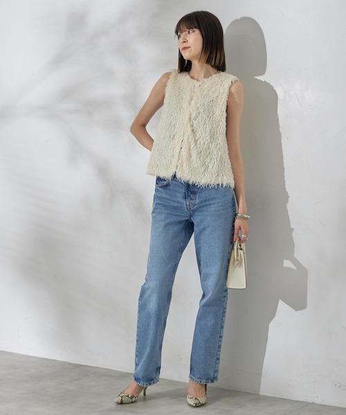 each（イーチ）の「ノースリフリンジファーベスト（ベスト・レディース・ブラック/グレー/アイボリー・FREE）」の19枚目の写真