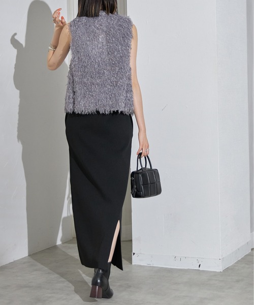 each（イーチ）の「ノースリフリンジファーベスト（ベスト・レディース・ブラック/グレー/アイボリー・FREE）」の21枚目の写真