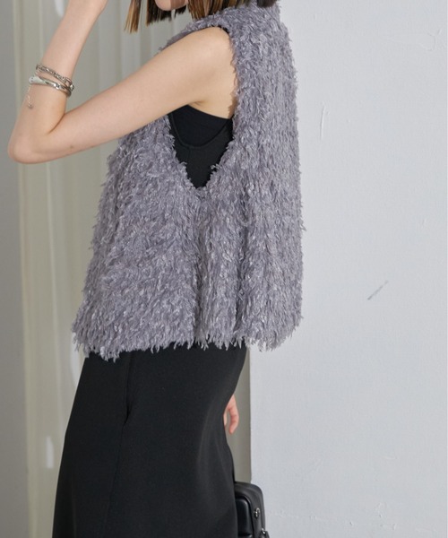 each（イーチ）の「ノースリフリンジファーベスト（ベスト・レディース・ブラック/グレー/アイボリー・FREE）」の22枚目の写真