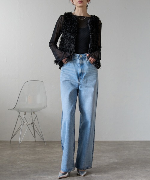 each（イーチ）の「ノースリフリンジファーベスト（ベスト・レディース・ブラック/グレー/アイボリー・FREE）」の9枚目の写真