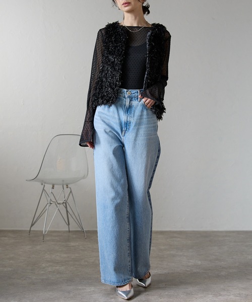 each（イーチ）の「ノースリフリンジファーベスト（ベスト・レディース・ブラック/グレー/アイボリー・FREE）」の10枚目の写真