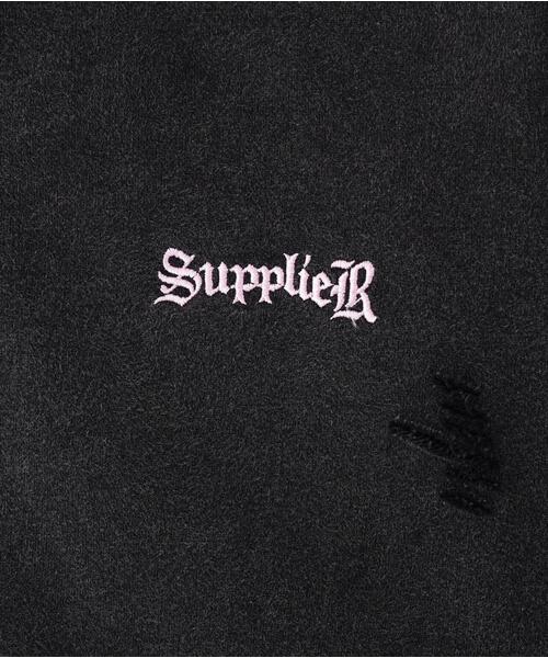 SUPPLIER（サプライヤー）の「SUPPLIER/サプライヤー/【LHP EXCLUSIVE】DAMAGE CROSS HOODIE（パーカー・メンズ・ブルー/ピンク/オレンジ・M/L/XL）」の18枚目の写真