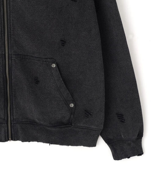 SUPPLIER（サプライヤー）の「SUPPLIER/サプライヤー/【LHP EXCLUSIVE】DAMAGE CROSS HOODIE（パーカー・メンズ・ブルー/ピンク/オレンジ・M/L/XL）」の22枚目の写真