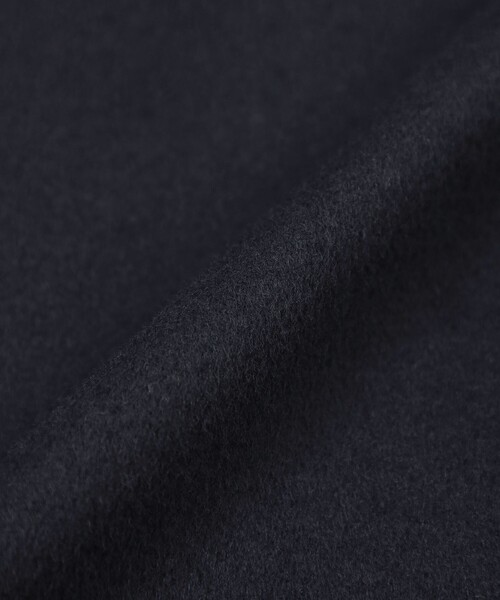 MACKINTOSH PHILOSOPHY（ﾏｯｷﾝﾄｯｼｭ ﾌｨﾛｿﾌｨｰ）の「【WELBURY NO COLLAR SHORT（ウェルベリーノーカラーショート）】ウールメルトン製（ノーカラーコート・レディース・オフホワイト/ブルー系その他3/チャコールグレー/ブラウン/ダークネイビー・38/36）」の21枚目の写真