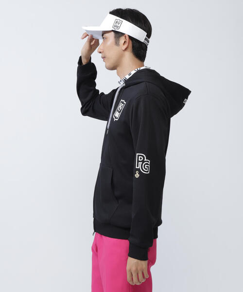 セール】【PEARLY GATES】DRYMIX 裏鹿の子ライト フルジップフーディ