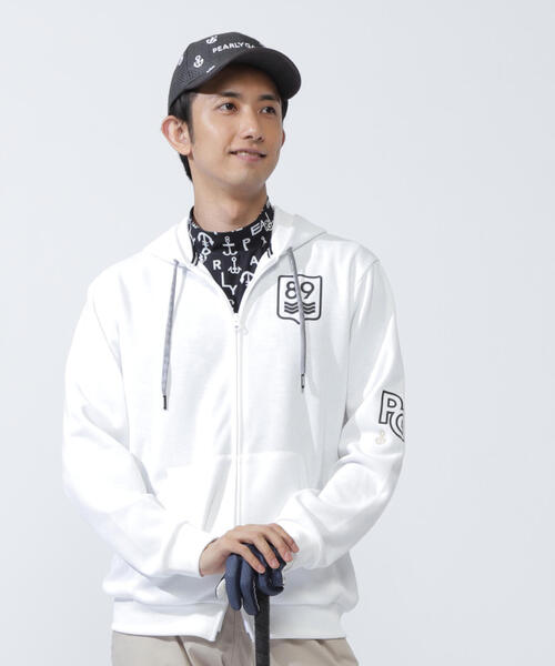 セール】【PEARLY GATES】DRYMIX 裏鹿の子ライト フルジップフーディ