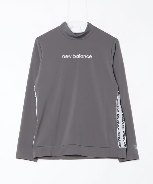 NEW BALANCE（ニューバランス）の「ニューバランス New Balance L/SLEEVE MOCK NECK PULLOVER（シャツ/ブラウス・レディース・グレー/ホワイト・M/L/XL）」の2枚目の写真