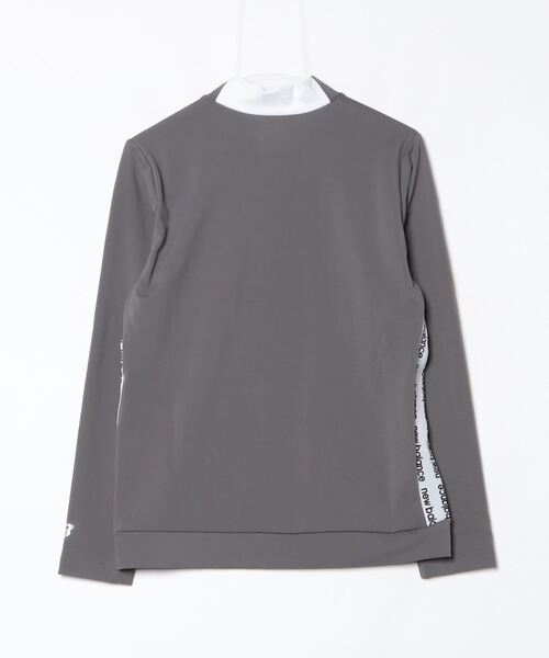 NEW BALANCE（ニューバランス）の「ニューバランス New Balance L/SLEEVE MOCK NECK PULLOVER（シャツ/ブラウス・レディース・グレー/ホワイト・M/L/XL）」の3枚目の写真