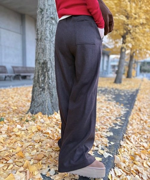 LAULEN（ローレン）の「waist ribbon semi wide pants /ウエストリボンセミワイドパンツ（その他パンツ・レディース・アイボリー/ブラウン/グレー/ブラック・FREE）」の16枚目の写真