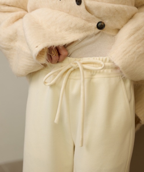 LAULEN（ローレン）の「waist ribbon semi wide pants /ウエストリボンセミワイドパンツ（その他パンツ・レディース・アイボリー/ブラウン/グレー/ブラック・FREE）」の14枚目の写真