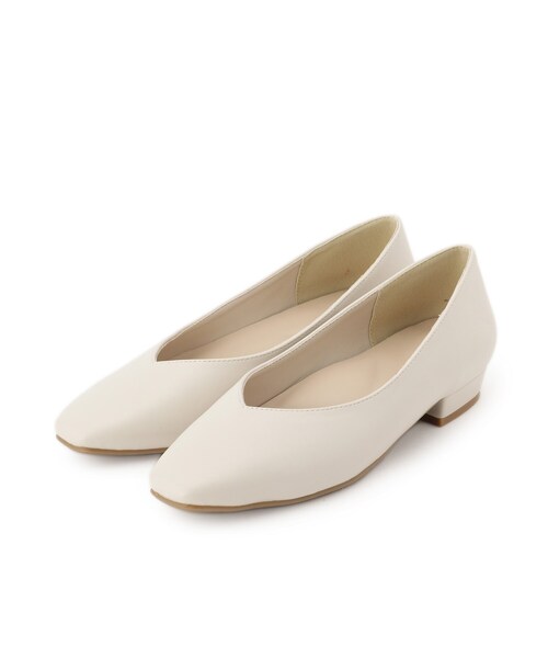 SHOO・LA・RUE(シューラルー)の「【セレモニー】ローヒールパンプス(パンプス・レディース・アイボリー/ブラック・35/45)」の9枚目の写真