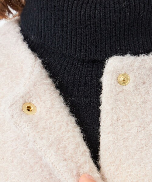 MACKINTOSH PHILOSOPHY（ﾏｯｷﾝﾄｯｼｭ ﾌｨﾛｿﾌｨｰ）の「【HESSLE MIDDLE COAT（ヘスルミドルコート）】（ノーカラーコート・レディース・ブラウン系その他4/グリーン/ホワイト系その他/ベージュ/グレー系その他2・38/36/34）」の15枚目の写真