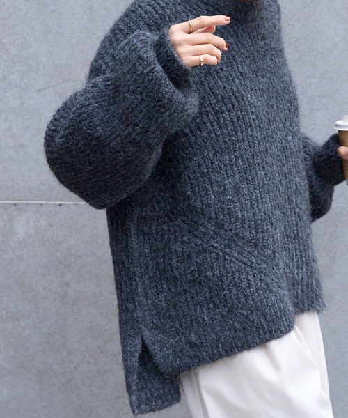 【マーマレード】CLANE 完売 アンゴラ バルキースリーブニット 2026年最新】BULKY sleeve angora knit topsの人気アイテム - メルカリ