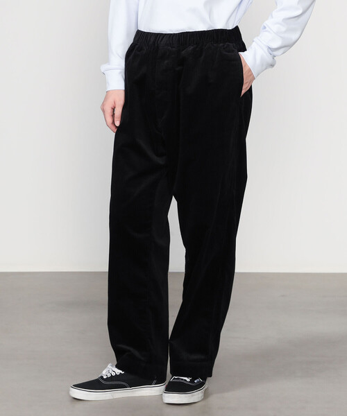 DANTON(ダントン)の「DANTON | コーデュロイ イージーストレートパンツ MEN(その他パンツ・メンズ・アイボリー/ブラック/ダークブラウン・40/42)」の1枚目の写真