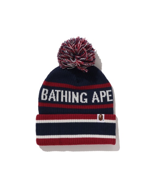 BAPE POM POM BEANIE（ニットキャップ/ビーニー）｜A BATHING APE（ア