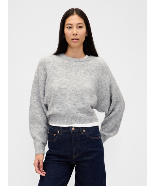 極美品 エブール モヘヤ オーバーサイズニット クルーネック ゆったり ベージュ JQクルーネックニット【メンズ】ベージュ – FIDRA