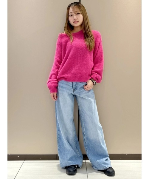 archivo ♡ピンク クルーネックセーター　サイズ38 GAP（ギャップ）の「ふわもこ オーバーサイズ クルーネックセーター