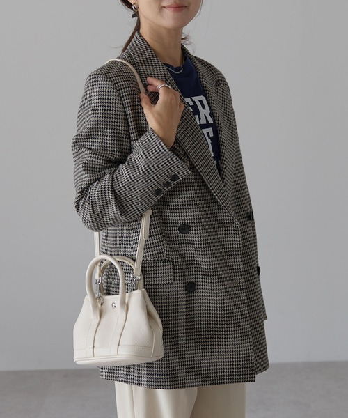 &MARKS(アンドマークス)の「H9【PUレザー・9カラー】2WAYミニバッグ(ハンドバッグ・レディース・グリーン/ライトピンク/グレイッシュベージュ/ブラック/イエロー/ライトブルー/ホワイト×ブラック/ホワイト/ホワイト×ブラウン・FREE)」の10枚目の写真
