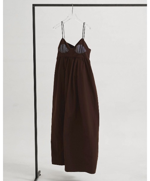 TODAYFUL（トゥデイフル）の「【TODAYFUL/トゥデイフル】Bustier Balloon Dress/ビスチェバルーンドレス/ワンピース（ワンピース・レディース・サンドベージュ/チョコ・36/38）」の8枚目の写真