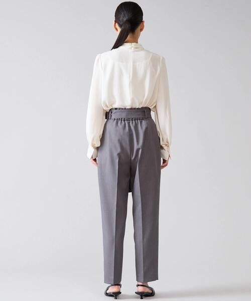 Tiara(ティアラ)の「カバーボタンブラウス(シャツ/ブラウス・レディース・アイボリー/ネイビー・FREE)」の8枚目の写真