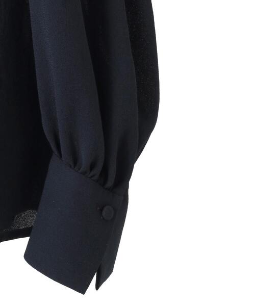 Tiara(ティアラ)の「カバーボタンブラウス(シャツ/ブラウス・レディース・アイボリー/ネイビー・FREE)」の21枚目の写真