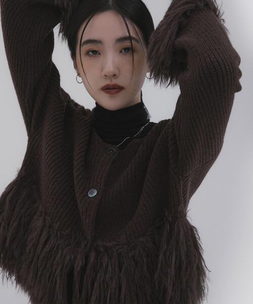 フェザーフリンジセーター（ニット/セーター）｜SENSE OF PLACE