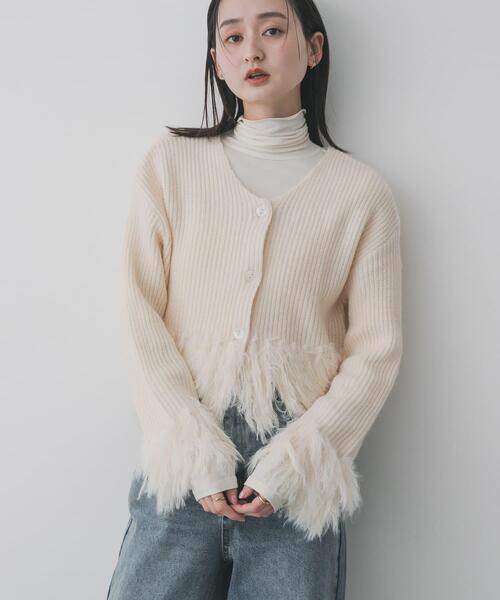 フェザーフリンジセーター（ニット/セーター）｜SENSE OF PLACE by
