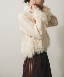 SENSE OF PLACE by URBAN RESEARCH | フェザーフリンジセーター(ニット/セーター)