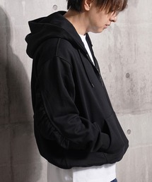 バルーンスリーブ ボックス ジップパーカー / Balloon Sleeve Box Zip Hoodie