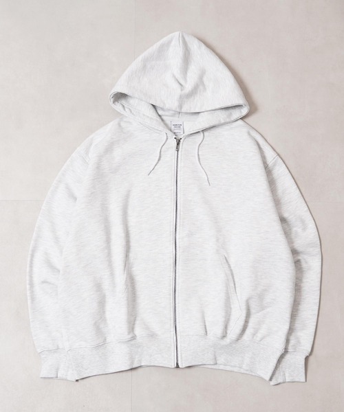 1111clothing(ワンフォークロージング)の「バルーンスリーブ ボックス ジップパーカー / Balloon Sleeve Box Zip Hoodie(パーカー・メンズ・ブラック/アッシュ/ダークブラウン・M/L)」の8枚目の写真