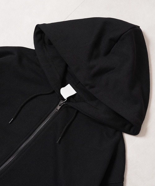 1111clothing(ワンフォークロージング)の「バルーンスリーブ ボックス ジップパーカー / Balloon Sleeve Box Zip Hoodie(パーカー・メンズ・ブラック/アッシュ/ダークブラウン・M/L)」の17枚目の写真