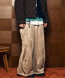 MAISON SPECIAL(]XyV)́sUNISEXtCurve Pocket A Light Eco Suede Pants/J[u|PbgACgXG[hpcyMAISON SPECIAL/]XyVz(J[Spc)
