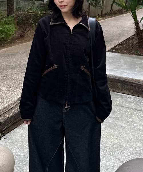 ヴィンテージスタイルコーデュロイブルゾン（ブルゾン）｜Gaphos