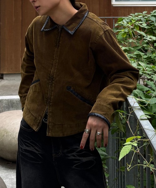 ヴィンテージスタイルコーデュロイブルゾン（ブルゾン）｜Gaphos