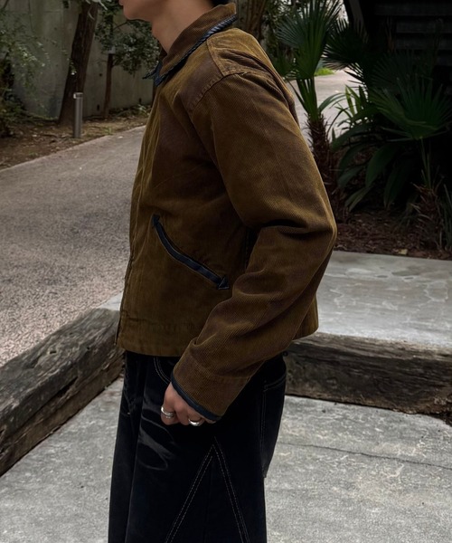 Gaphos （ガフォス）の「ヴィンテージスタイルコーデュロイブルゾン（ブルゾン・メンズ・ブラック/ブラウン・1/2）」の15枚目の写真