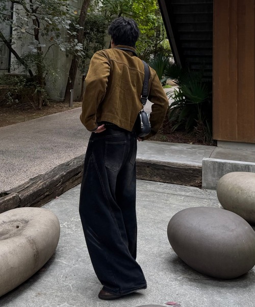 Gaphos （ガフォス）の「ヴィンテージスタイルコーデュロイブルゾン（ブルゾン・メンズ・ブラック/ブラウン・1/2）」の17枚目の写真