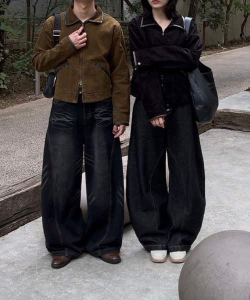 ヴィンテージスタイルコーデュロイブルゾン（ブルゾン）｜Gaphos