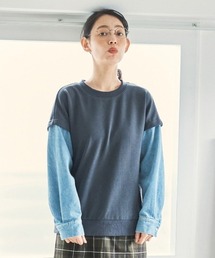 ａｎｄ　ｍｙｅｒａ　着合わせ風デニムトップス