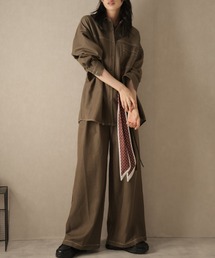 REPUBLIC ブラウン セットアップ　美品 REPUBLIC ブラウン セットアップ 美品 セットアップ（ブラウン