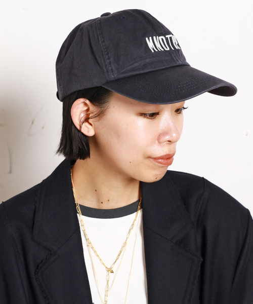 AP STUDIO(エーピーストゥディオ)の「【StandAlone/スタンド アローン】MINDTRIP BALL CAP(キャップ・レディース・ネイビー・FREE)」の1枚目の写真