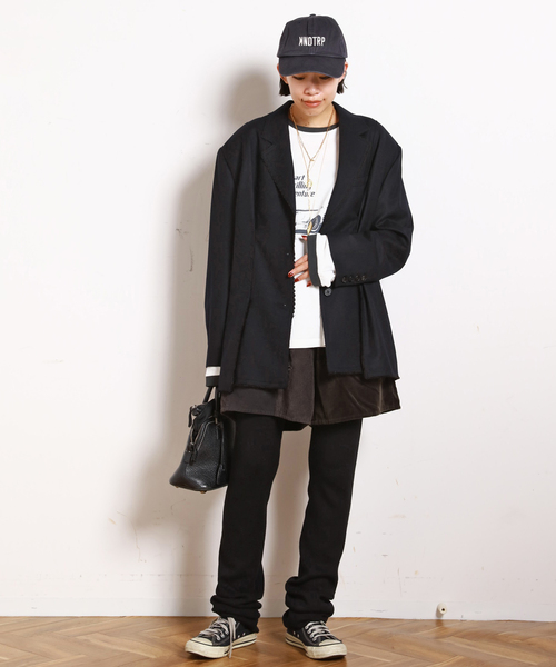 AP STUDIO(エーピーストゥディオ)の「【StandAlone/スタンド アローン】MINDTRIP BALL CAP(キャップ・レディース・ネイビー・FREE)」の2枚目の写真