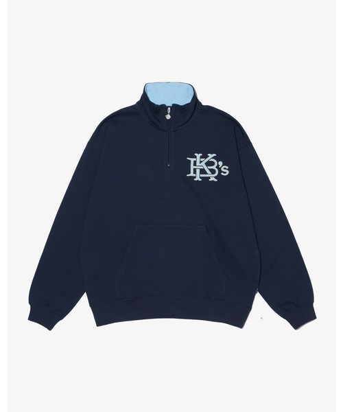 希少サイズ　Keboz ネイビー　スウェットのみ KEBOZ（ケボズ）の「EFG SWEAT HALF ZIP（スウェット）」 - WEAR