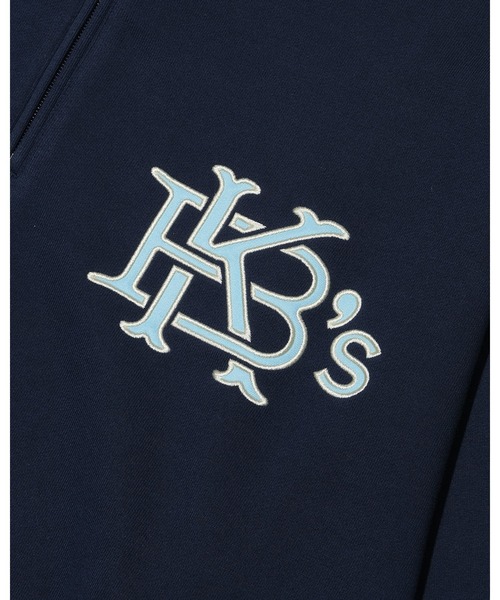 KEBOZ(ケボズ)の「EFG SWEAT HALF ZIP(スウェット・メンズ・ブラウン/ブラック/グレー/ネイビー・M/2XL/XL/L/S)」の12枚目の写真