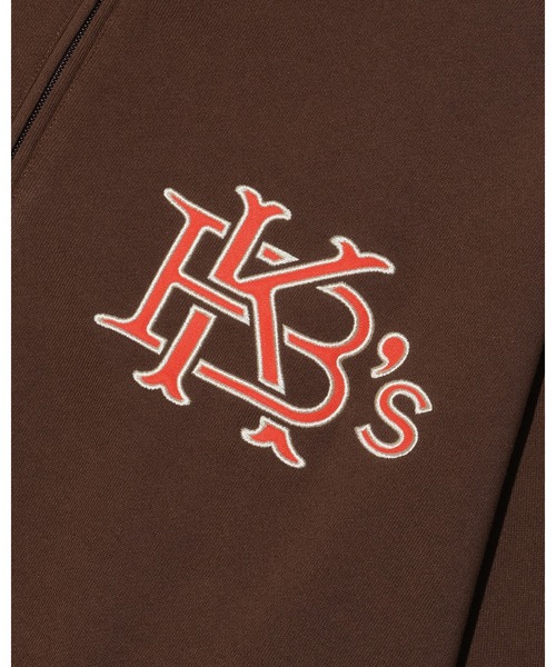 KEBOZ(ケボズ)の「EFG SWEAT HALF ZIP(スウェット・メンズ・ブラウン/ブラック/グレー/ネイビー・M/2XL/XL/L/S)」の14枚目の写真