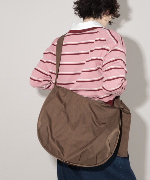 GEORGE'S（ジョージズ）の「ナイロンショルダーBAG（ショルダーバッグ・レディース・ライトベージュ/ブラック/ブラウン・FREE）」の10枚目の写真
