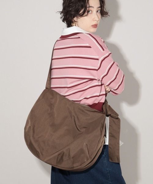 GEORGE'S（ジョージズ）の「ナイロンショルダーBAG（ショルダーバッグ・レディース・ライトベージュ/ブラック/ブラウン・FREE）」の11枚目の写真