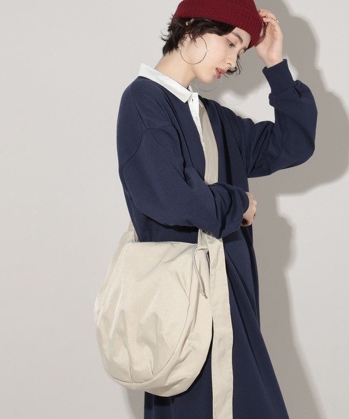 GEORGE'S（ジョージズ）の「ナイロンショルダーBAG（ショルダーバッグ・レディース・ライトベージュ/ブラック/ブラウン・FREE）」の13枚目の写真