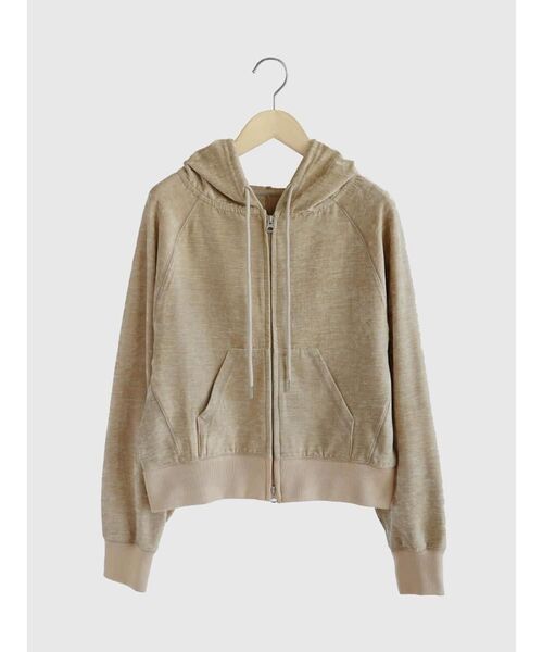 FIKA.(フィーカ)の「Crushed velour double face parka(パーカー・レディース・オフホワイト/ベージュ・MEDIUM)」の17枚目の写真