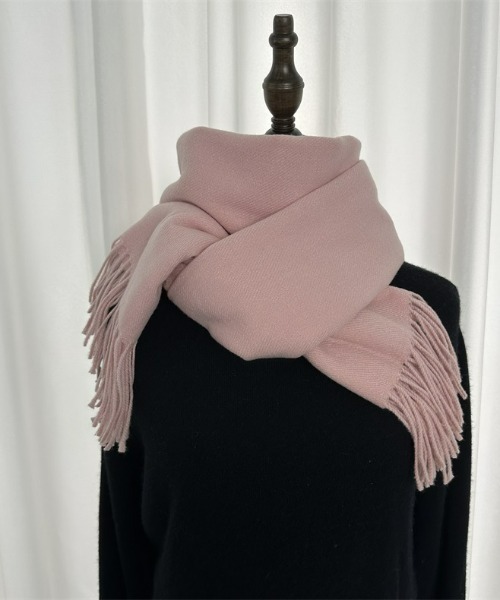 REBALANCE（リバランス）の「無地マフラー（マフラー・レディース・O/J/H/A/E/D/I/G/B/N/M/L/K・FREE）」の3枚目の写真